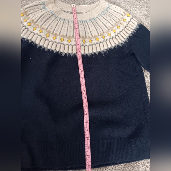 Cute and warm blue sweater. Size M - Picture 6 of 8